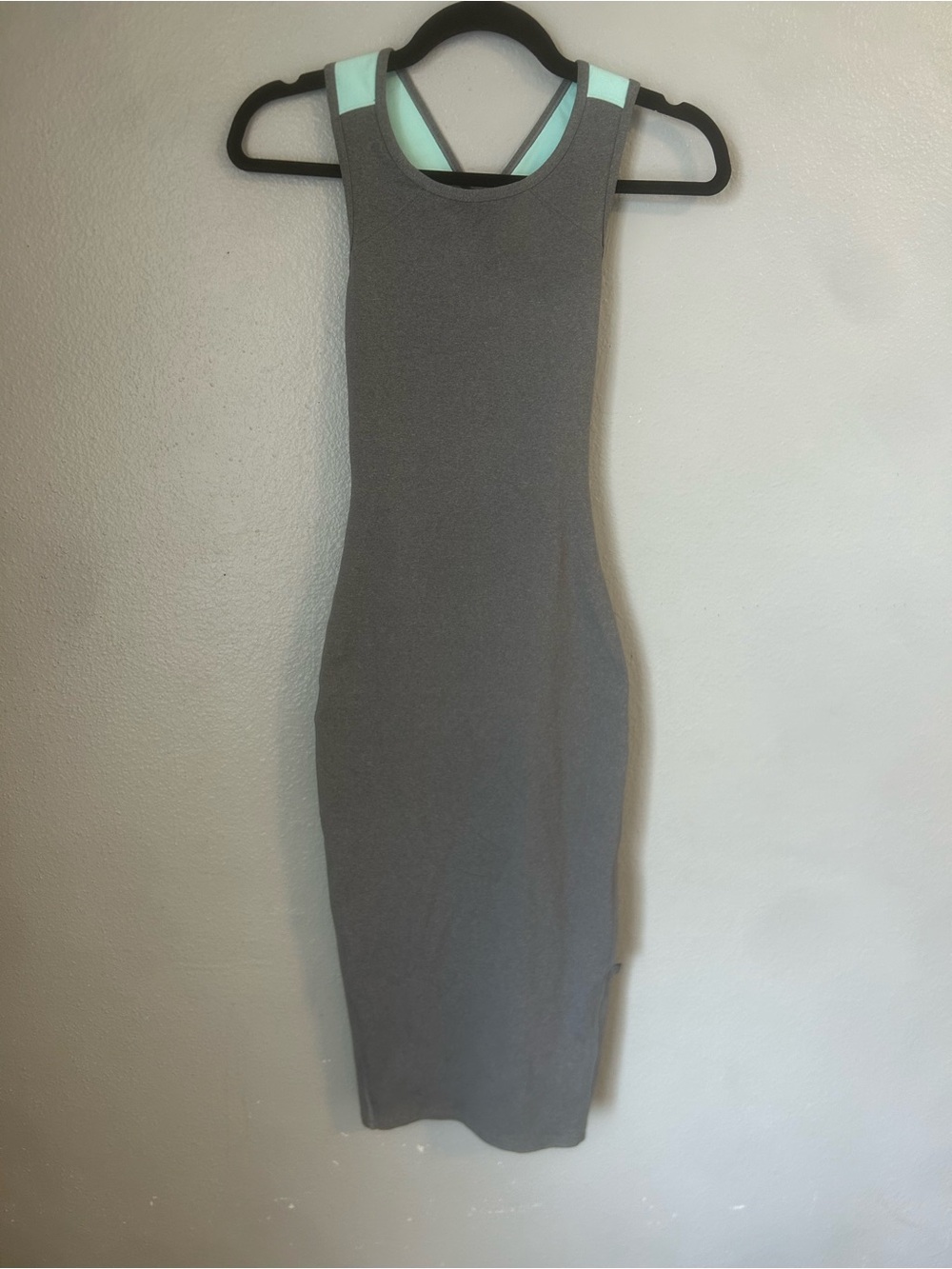 Lululemon bodycon midi dress with open back